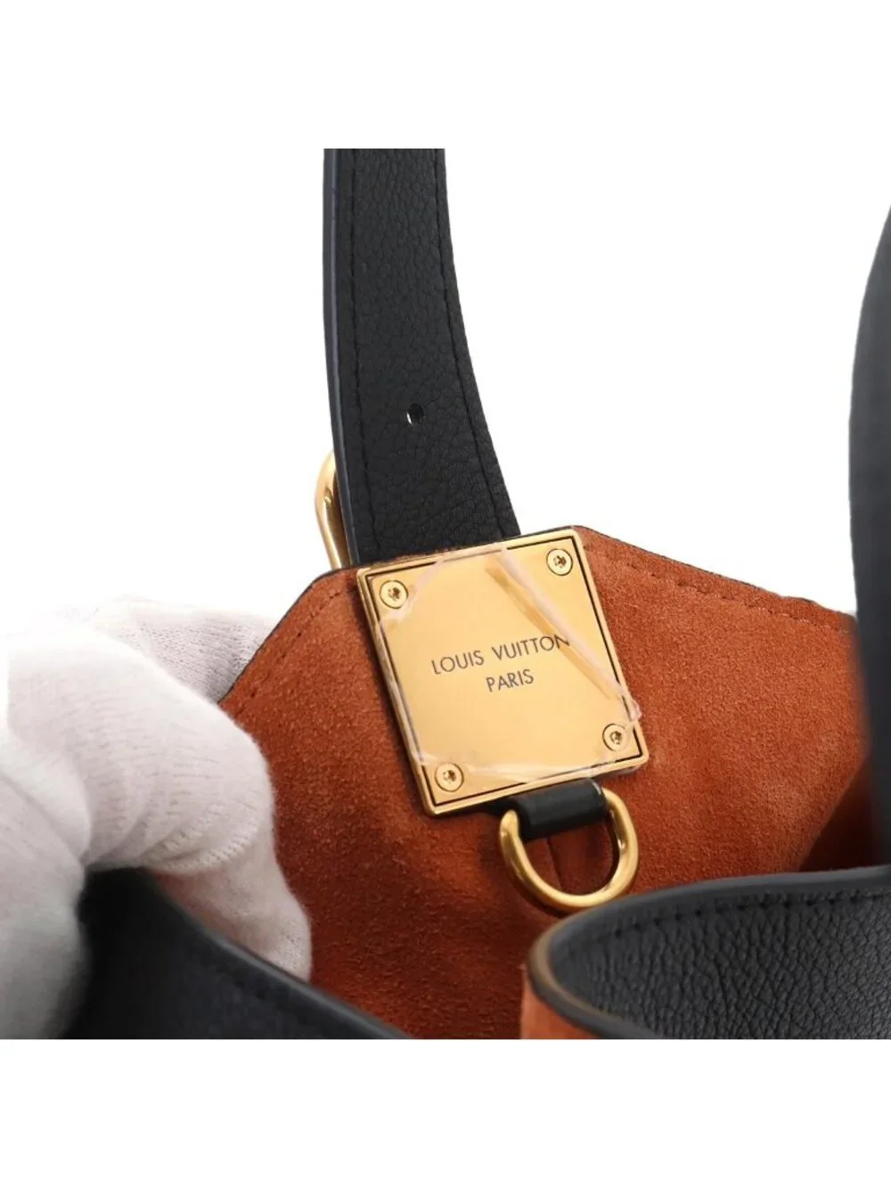 Louis Vuitton Lowkey Hobo MM Shoulder Bag Leather Noir